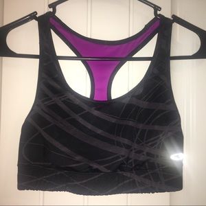 Reversible Black/Purple Champion Sports Bra